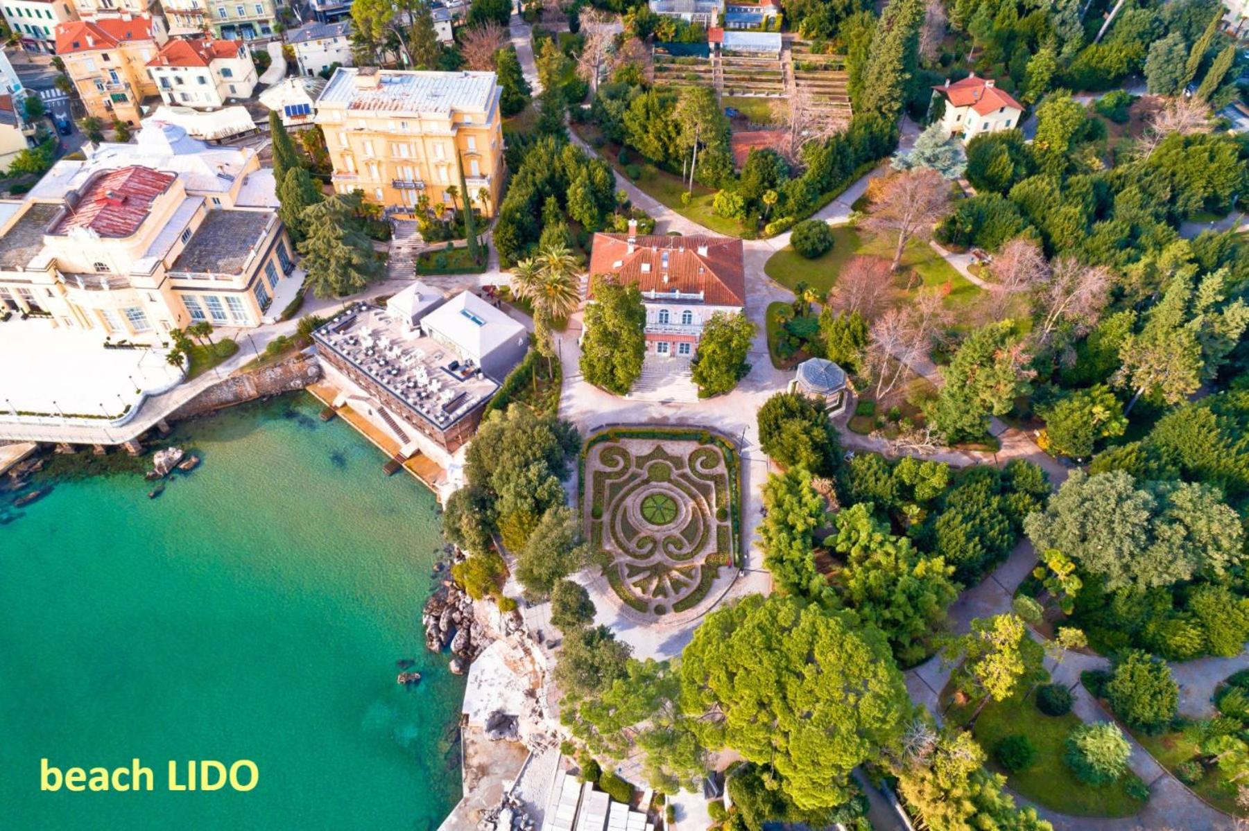 Milena Apartment Opatija Волоско Экстерьер фото